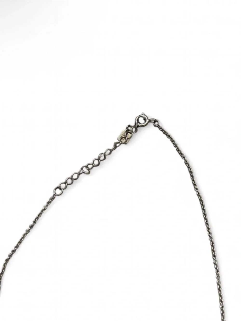 Silver Initial 'M' Pendant Necklace - Minimal Letter Charm